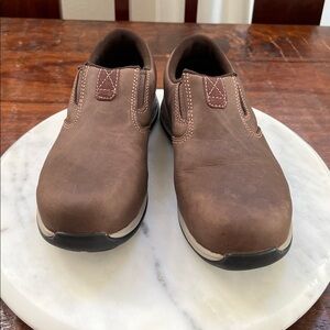 RED WING Comfort Pro Slip-On Shoes Safety Toe Nutmeg Frisco Leather Women's 6.5